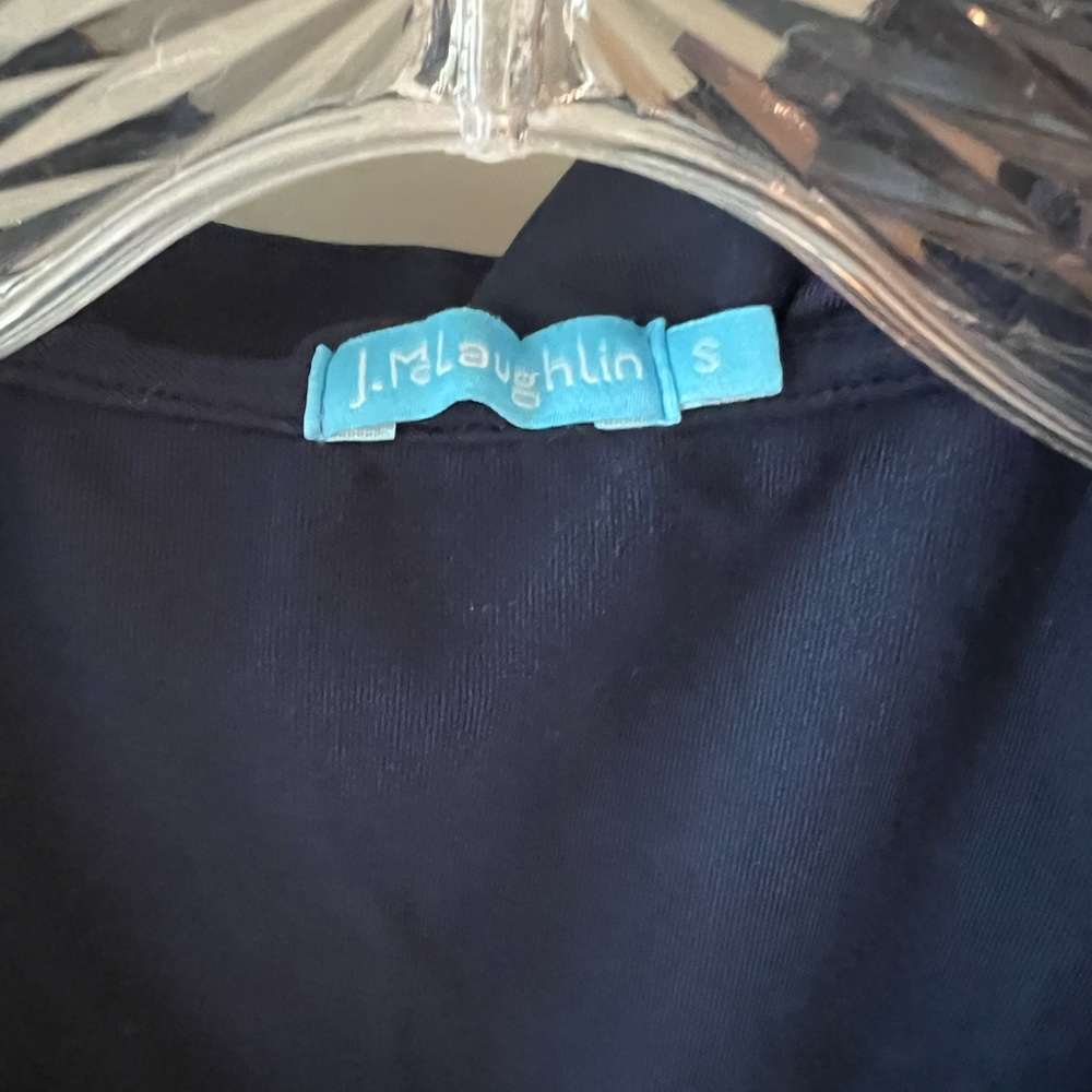 J. McLaughlin Deep Blue Blouse